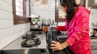 ગુજરાતી હાઉસવાઈફ સવાર નું રૂટિન || સેજવાન રાઈસ રેસીપી || morning routine || gujrati vlogs