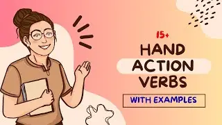 Action Verbs for Daily Use ✋ ||  Hand Actions in English  #english #ActionVerbs