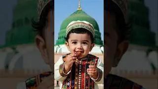 Heart-Touching Cute Baby Video | Under Madinah&rsquo;s Green Dome | Sunnah Touch | #madina #shorts #viral