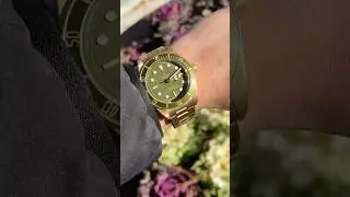 tudor black bay 58 18K Gold Green #tudor #tudorwatch #tudorgold