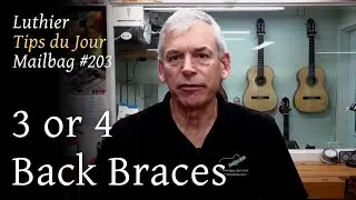 Luthier Tips du Jour Mailbag 203 - 3 or 4 Back Braces