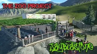Building a restaurant in the swiss area! Planet Coaster Zoo Project!
