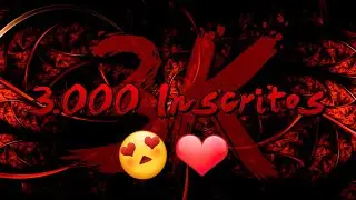 CHEGAMOS &Aacute; 3.000 INSCRITOS🎉 | Leia a Descri&ccedil;&atilde;o | 《Tenshi》