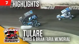 Faria Memorial | NARC 410 Sprints at Tulare Thunderbowl Raceway 10/4/25 | Highlights