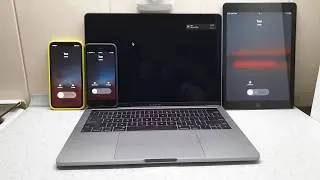 Incoming Call: 2 iPhones, iPad & MacBook Pro Ringing Together