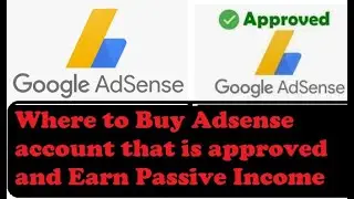 Where to Buy Adsense account that is approved