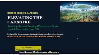 Selecting Remote Sensing Platforms for Modern Land Administration and GIS
