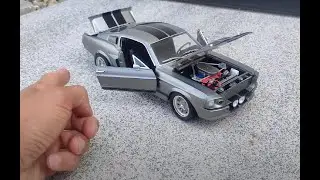 ELEANOR Ford Mustang Shelby GT500 1:18 scale Super DETAILED miniature Metal Greenlight Unboxing