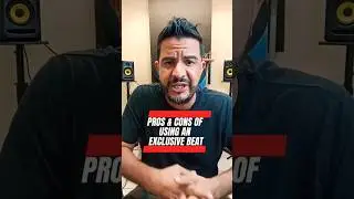 Pros & Cons of using an exclusive beat 🎹🎵 #riddim #beatmaker #producer