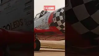 Aeroshell T-6 ASMR #aviation #aviationphotography #airplane #t6texan#Oshkosh #eaa #ethancoll