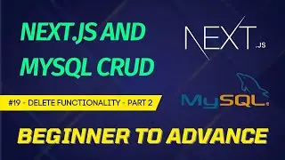 NEXTJS + MYSQL CRUD Tutorial for Beginners 2023 - #19 Multi Delete Functionality - part 2
