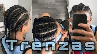 Cómo hacer TRENZAS AFRICANAS para hombre CABELLO LARGO