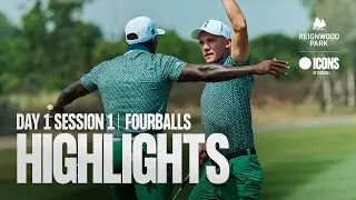 Dwight Yorke Holes Out From The Bushes! | Icons Series Day 1 | Morning Highlights