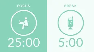25/5 Pomodoro Timer | No Music 🔔 Bell Only | 9-Hour Study With Me for Deep Focus 🍅