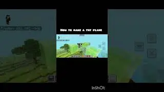 how to make a tnt plane #sehar  #minecraft
