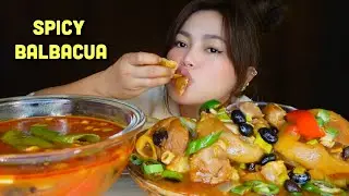 SPICY BALBACUA MUKBANG | First time ko matikman ang balbacua 😋