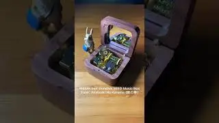 18-Note Mobile Suit Gundam SEED Wooden Music Box (Tune: Akatsuki No Kuruma 暁の車 )