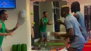Super Eagles of Nigeria Gym Session in Rwanda - 2025 FIFA World Cup Qualifiers (6 players involved)
