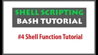 Shell Scripting - Shell Function | Shell Scripting Linux | Bash Tutorial | Shell Programming