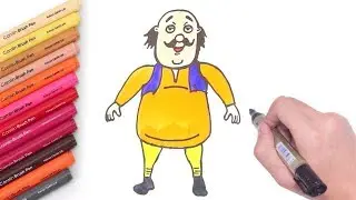 how to draw Motu Easy - Easy step-by-step drawing lessons for kids