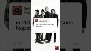 Metallica vs. the Internet 💿⚔️#rock #music #shorts