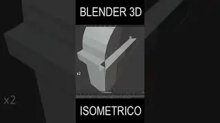 Blender 3D Examen Extraordinario Titular de Dibujo T&eacute;cnico EBAU, B1 2024 2025 Vistas Axonom&eacute;trico