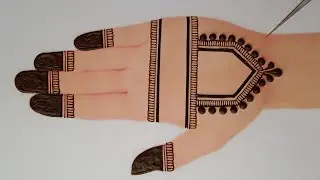 New Beautiful Latest Front Hand Mehndi Design |Very Easy Mehndi Design |Mehndi