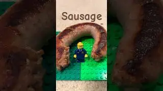LEGO guy eating food part 7￼