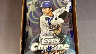 Random Teams for a Box of Baseball Cards & 2025 Topps Chrome Cosmic Hobby Box Break