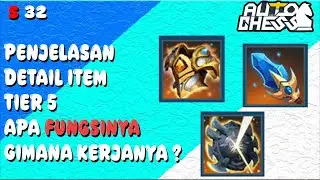 FUNGSI ITEM DETAIL ITEM TIER 5 ! PEMULA BOLEH SIMAK  ! TUTORIAL  AUTO CHESS INDONESIA