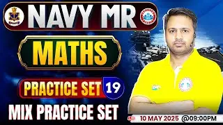 Navy MR Practice Set 2025 | Navy MR Maths Classes | Navy MR Maths MCQs By Rakesh Sir