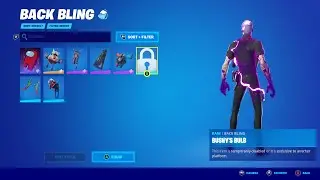 The Fortnite Bushy Bulb Back Bling is now Locked