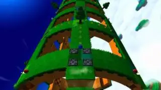 Sonic Lost World (Wii U): Sky Road - Zone 1 - All Red Rings