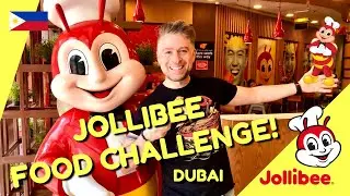 JOLLIBEE FOOD CHALLENGE | DUBAI | MUKBANG