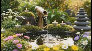🧘 Meditation Music Bamboo Water Therapy | Deep Healing & Relieves Anxiety