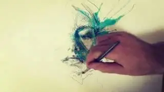Undercurrent painting by Carne Griffiths