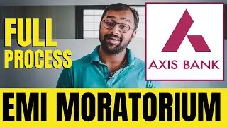 🔴AXIS Bank EMI Moratorium | Credit Card & Loan | Tutorial Hindi