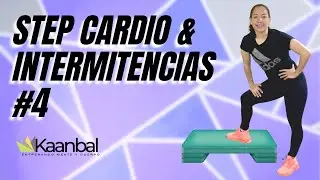 CLASE COMPLETA DE STEP INTERMEDIO CON BLOQUES DE HIIT