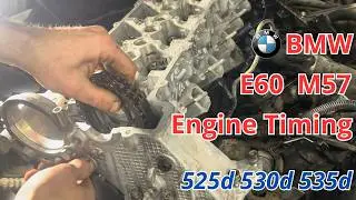 Как правильно установить фазу ГРМ на двигателе BMW M57 | Руководство по цепи ГРМ для E60 530d/535d