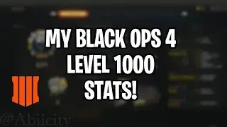 My Black Ops 4 Level 1000 Combat Record!