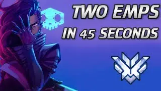 I GOT 2 EMPS IN 45 SECONDS! Overwatch Top 500 Sombra Gameplay