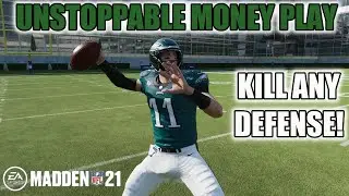 UNSTOPPABLE MADDEN 21 MONEY PLAY! GET FREE TOUCHDOWNS VS THE META DEFENSE! MADDEN 21 OFFENSE TIPS