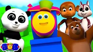 Bob the Train | Going to the Zoo | Train Song | Wheels on the Bus