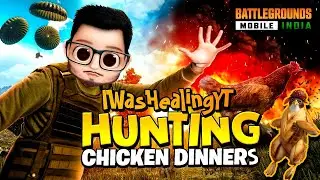 Hunting Chicken Dinner in BGMI with IWasHealingYT Live | #bgmi #xsuit #sniping