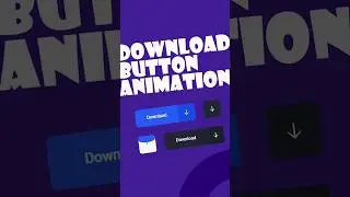 Download Button Animation #html5 #css3 #js #javascript #webdesign #ui #coding