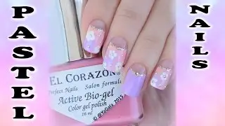 Pastel nails / Цветочный дизайн в пастэльных тонах