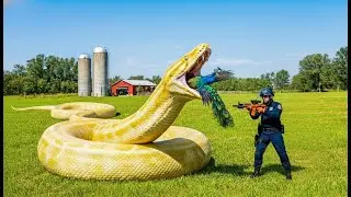 Brave Heroes Save Innocent Peacock from Giant Python&rsquo;s Attack 🦚🐍