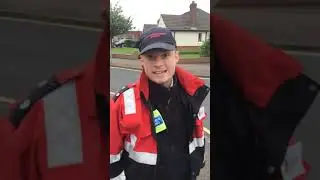 VERY FUNNY! Traffic warden owns member of public!