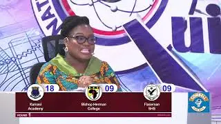 Bishop Herman College vs Fiaseman SHS vs Kumasi Academy. #OneEighthStage #NSMQonJoy