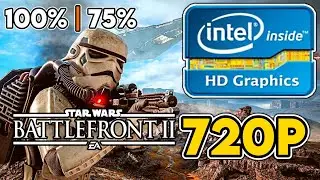 Star Wars: Battlefront 2 || Intel HD/UHD 520/530/620/630 + i5 9300H Performance Test || 720p 75,100%